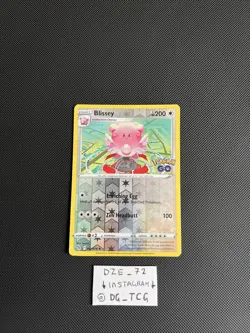 Pokemon Go - Blissey - 052/078 - Reverse Holo - NM - Image 2