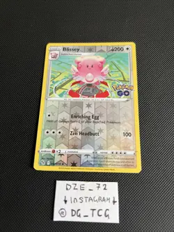 Pokemon Go - Blissey - 052/078 - Reverse Holo - NM - Image 3