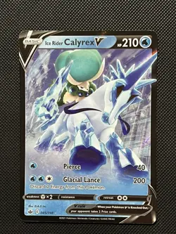 Pokemon Chilling Reign - Ice Rider Calyrex V - 045/198 - Full Art - M/NM - Image 2