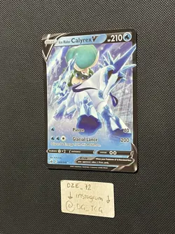 Pokemon Chilling Reign - Ice Rider Calyrex V - 045/198 - Full Art - M/NM - Image 4