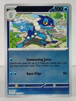 Frogadier - reverse holo - ME: Chaos Rising #021 - POKEMON - NM - T - Image 1