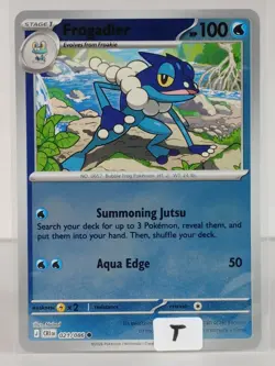 Frogadier - reverse holo - ME: Chaos Rising #021 - POKEMON - NM - T - Image 5