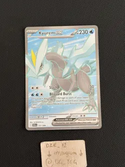 Pokemon Black Bolt - Kyurem Ex - 157/086 - Full Art Rare - M/NM - Image 1