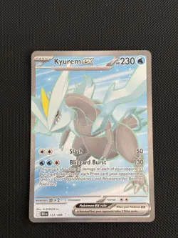 Pokemon Black Bolt - Kyurem Ex - 157/086 - Full Art Rare - M/NM - Image 2