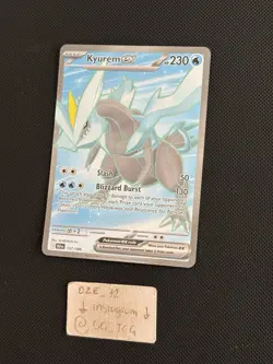 Pokemon Black Bolt - Kyurem Ex - 157/086 - Full Art Rare - M/NM - Image 4