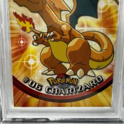 1999 Topps Pokemon TV Animation Edition Charizard #06 - PSA 8 NEAR MINT-MINT - Image 3