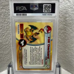 1999 Topps Pokemon TV Animation Edition Charizard #06 - PSA 8 NEAR MINT-MINT - Image 4