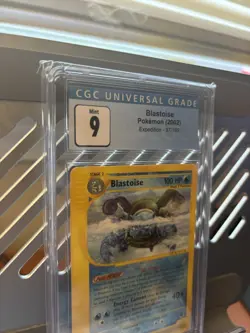 *old blue label* CGC 9 Blastoise 37/165 Expedition 2002 Pokemon Card - Image 3