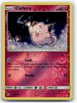 Clefairy 38/68 Common Hidden Fates Pokemon Reverse Holo NM/M - Image 1
