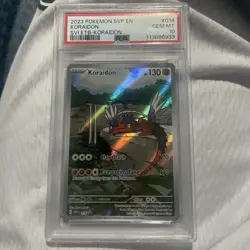 PSA 10 Koraidon 014 Sv: Scarlet & Violet Promo Cards Holo - Image 1