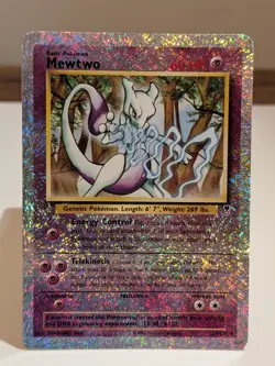 Pokemon TCG Mewtwo 29/110 Legendary Collection Reverse Holo Rare 2002 EN 60HP - Image 2