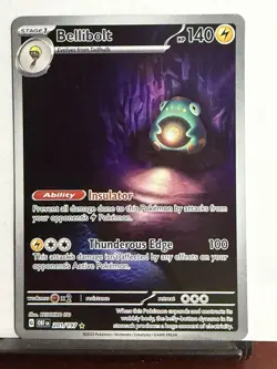 Bellibolt 201/197 SV03: Obsidian Flames Illustration Rare Holo Pokemon - Image 1