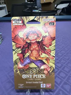 One Piece English PRB-01 Premium The Best Sleeved Booster Pack New Sealed - Image 1
