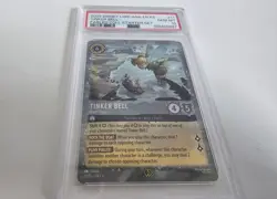 Tinker Bell Giant Fairy Glimmer Foil Promo Fabled Starter Disney Lorcana PSA 10 - Image 2