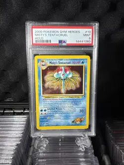 Pokemon 2000 Gym Heroes Misty's Tentacruel Holo Card 10/132 PSA Graded Mint 9 - Image 3
