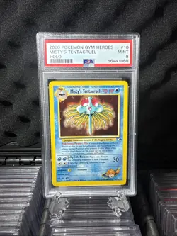 Pokemon 2000 Gym Heroes Misty's Tentacruel Holo Card 10/132 PSA Graded Mint 9 - Image 4