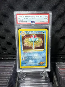 Pokemon 2000 Gym Heroes Misty's Tentacruel Holo Card 10/132 PSA Graded Mint 9 - Image 5