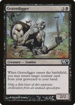 Gravedigger 1x FOIL MtG FOIL Magic 2011 SP/NM - Image 1