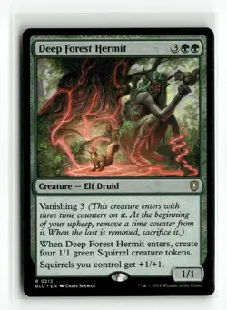 Deep Forest Hermit Bloomburrow NM Rare #161 MTG Magic - Image 1