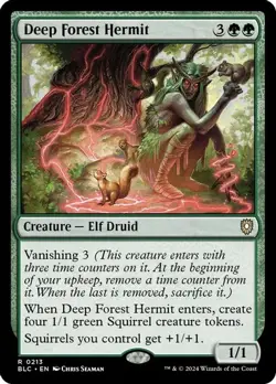 Deep Forest Hermit Bloomburrow NM Rare #161 MTG Magic - Image 3