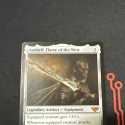 Magic MTG Anduril, Flame of the West LTR 0236 Regular Mythic - Image 3