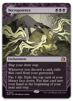 Necropotence #31 (NM) Wilds of Eldraine WOT Magic MTG - Image 1