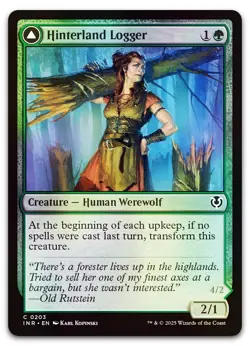 Hinterland Logger #203 (Foil) (NM) Innistrad Remastered INR Magic MTG - Image 1