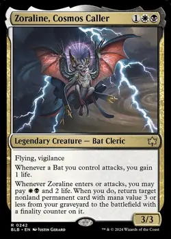 Zoraline, Cosmos Caller Foil Bloomburrow 242 NM MTG - Image 1