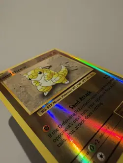 Pokemon Card Sandshrew Evolutions Reverse Holo 54/108 Near Mint - Image 3