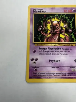 Wizards of the Coast Mewtwo 14/53 Wotc Promo 1999 Promo Basic 70 HP Regular - Image 3