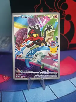 Pokemon TCG First Partner Illustration Collection Gen 7 Starters NM - Image 4