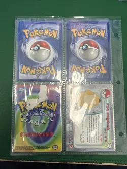 Pokemon 4 Card Lot TOPPS Psyduck, Dragonair, Totodile 111 First Edition, Gastly - Image 2
