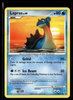 Lapras 79/127 Platinum Common Pokemon - Image 1