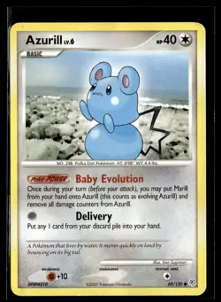 Azurill 69/130 Diamond & Pearl Common Pokemon - Image 1