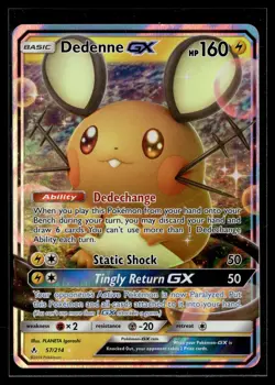 Dedenne GX 57/214 Unbroken Bonds Rare GX Holo Pokemon - Image 1