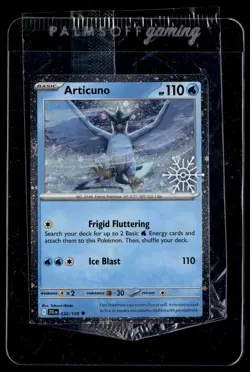Articuno 032/159 Journey Together Uncommon 2025 Holiday Stamped Promo Pokemon - Image 1