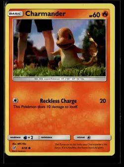 Charmander 4/18 Detective Pikachu Common Pokemon - Image 1