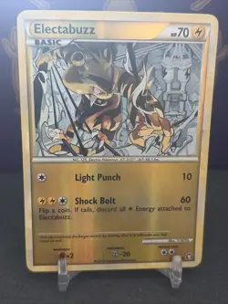 Electabuzz - 33/102 - Pokemon Triumphant HG/SS, Uncommon, Reverse Holo, NM - Image 1