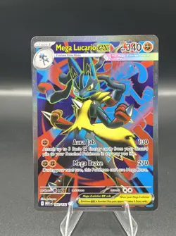 Pokemon TCG Mega Lucario EX 160/132 Ultra Rare Full Art Holo NM - Image 1