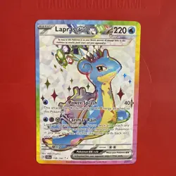 Lapras EX 158/142 Holo Ultra Rare S&V Stellar Crown Pokemon TCG NM - Image 1