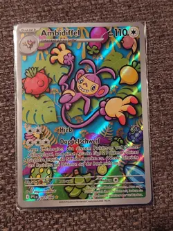 Pokemon TCG, Ambidiffel, Illustration Rare, Fatale Fla. 107/94, NM/boosterfrisch - Image 1