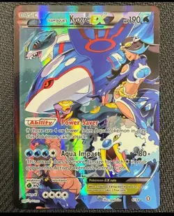 Pokemon TCG: Team Aqua's Kyogre Ex 6/34 - Double Crisis - LP+ - Image 1