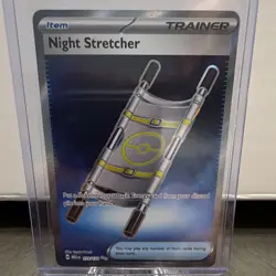 Pokemon TCG Me01 Mega Evolution Night Stretcher Ultra Rare Holo Trainer #173/132 - Image 1