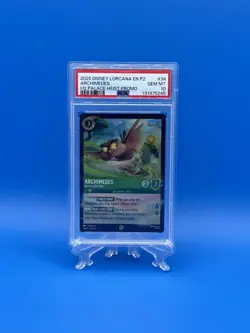 PSA 10 Disney Lorcana Archimedes Resourceful Owl 2025 Palace Heist Promo 34/P2 - Image 1