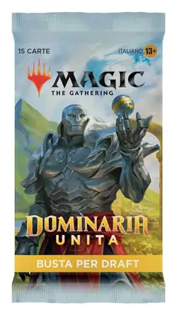 WOTC Magic: The Gathering Dominaria Unita Busta per Draft busta 15 carte (IT) - Image 1