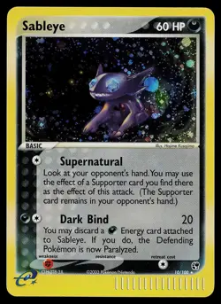 Pokemon Card - Sableye Sandstorm 10/100 Holo Rare - Image 1