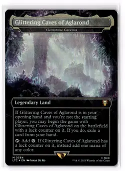 Glittering Caves of Aglarond -Gemstone Caverns 364 Lord of the Rings LTC Foil LP - Image 1