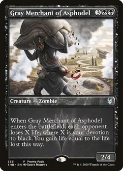 Gray Merchant of Asphodel - Foil Promo THB LP MTG - Image 1