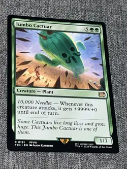 Jumbo Cactuar 0191 R MTG Final Fantasy FIN EN NM - Image 1