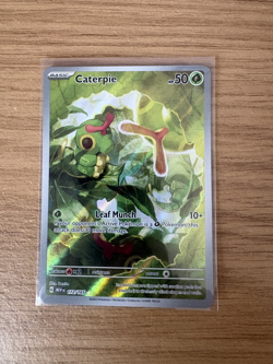 Pokemon Caterpie Scarlet & Violet 151 - 172/165 Illustration Rare English - NM - Image 1